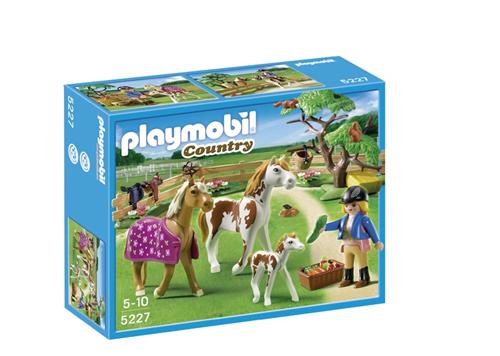 Playmobil Country 5227 Chevaux Et Enclos